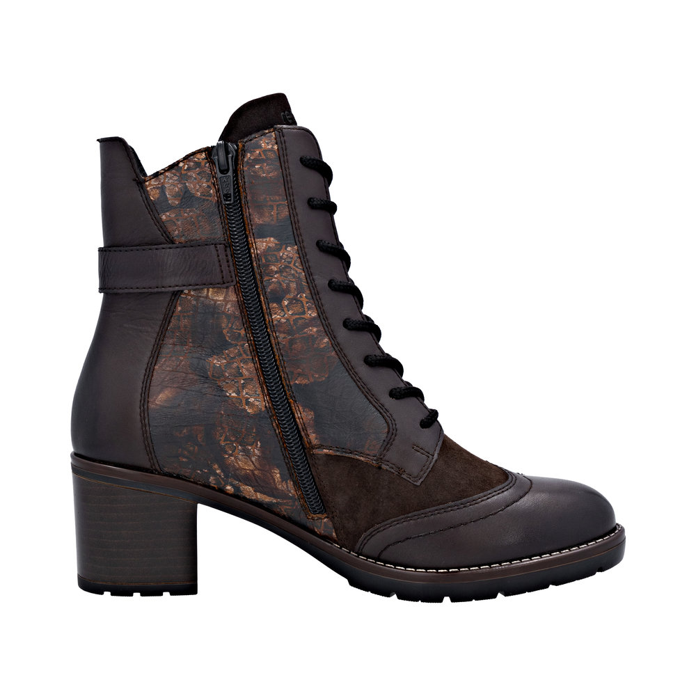Botte marron combiné femme - 2