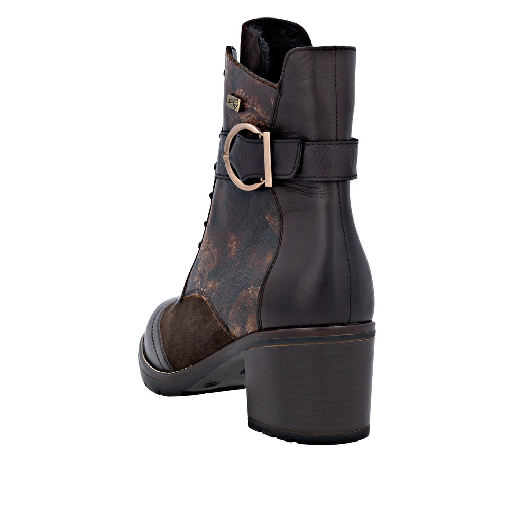 Botte marron combiné femme - 3