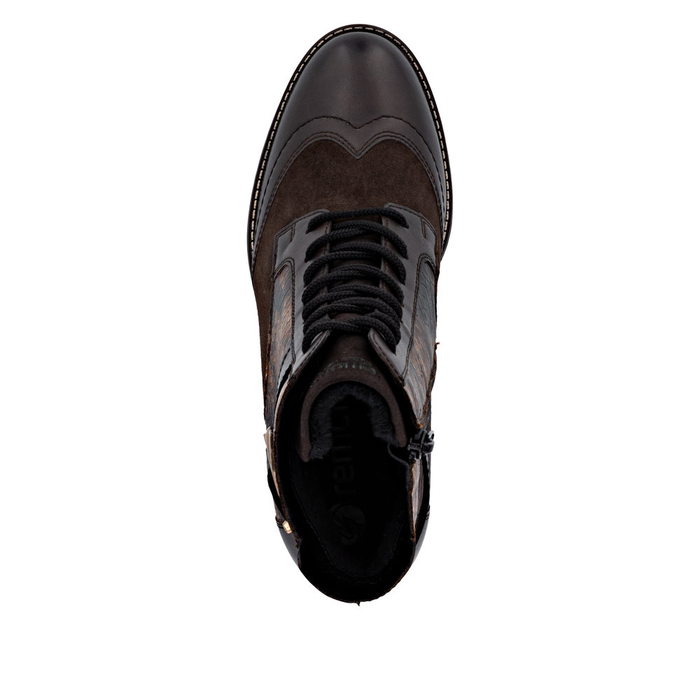 Botte marron combiné femme - 4