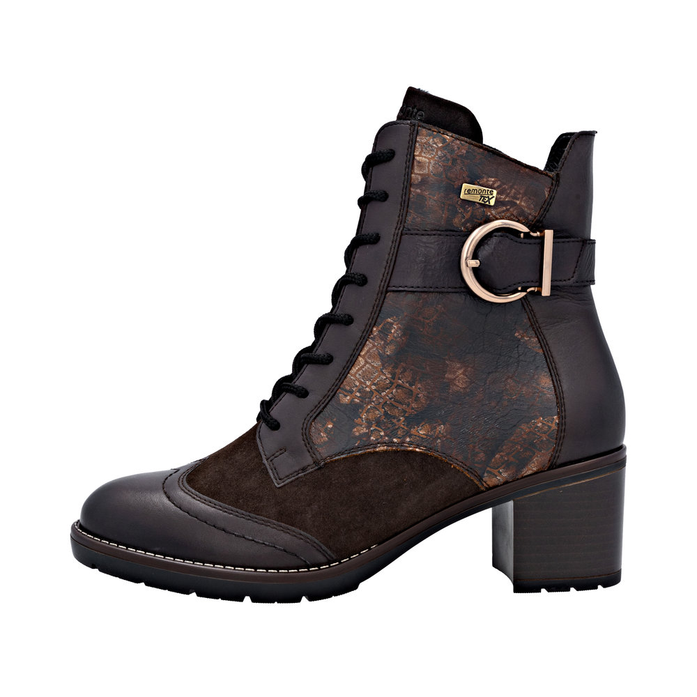 Botte marron combiné femme - 5
