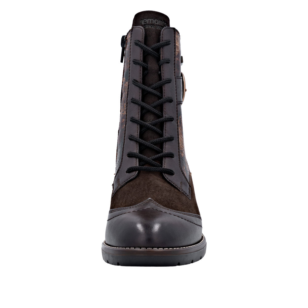 Botte marron combiné femme - 6