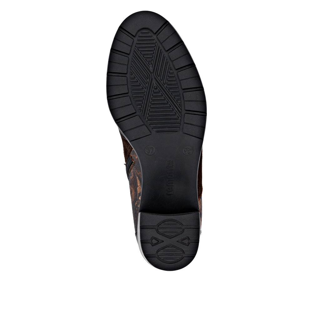 Botte marron combiné femme - 7