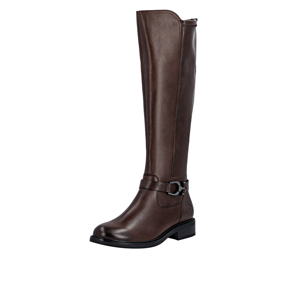 Botte marron femme