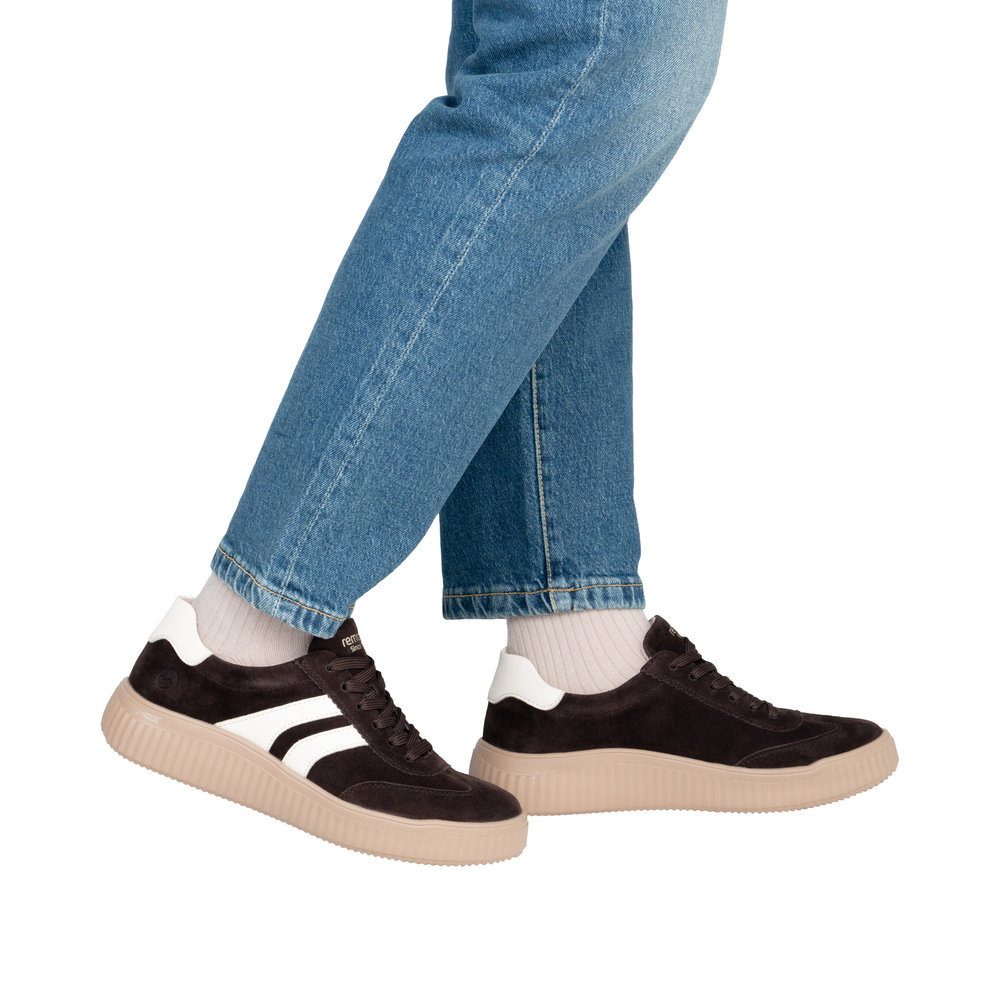 Basket marron combiné femme - 9