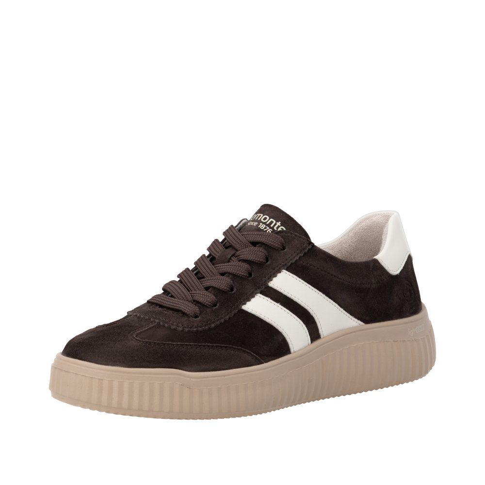 Basket marron combiné femme