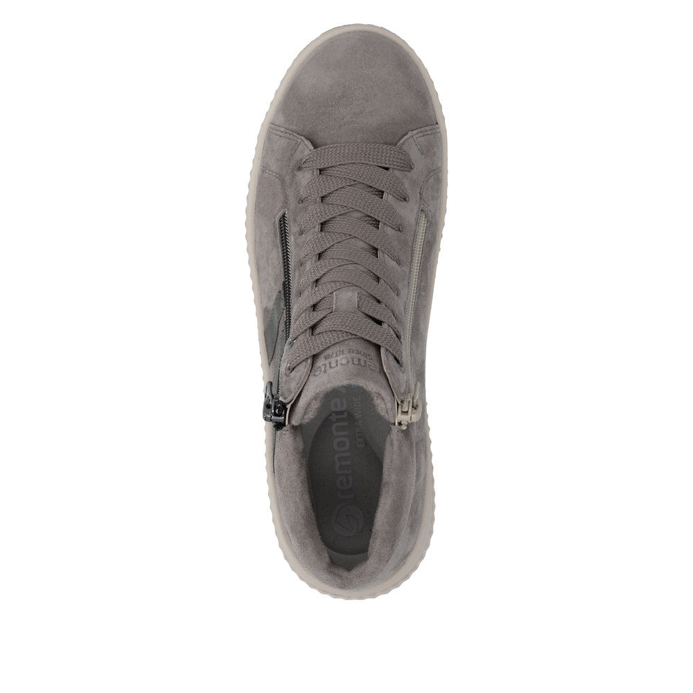 Basket gris femme - 4
