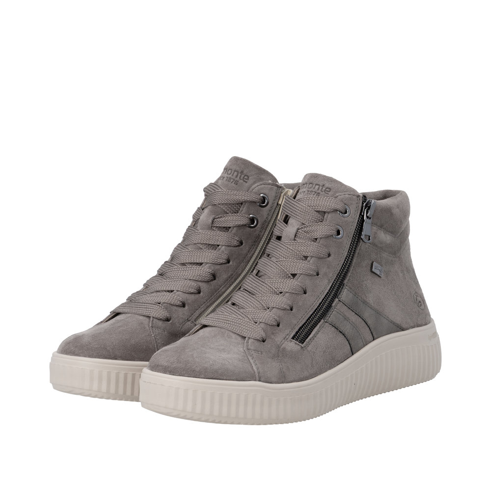 Basket gris femme - 8