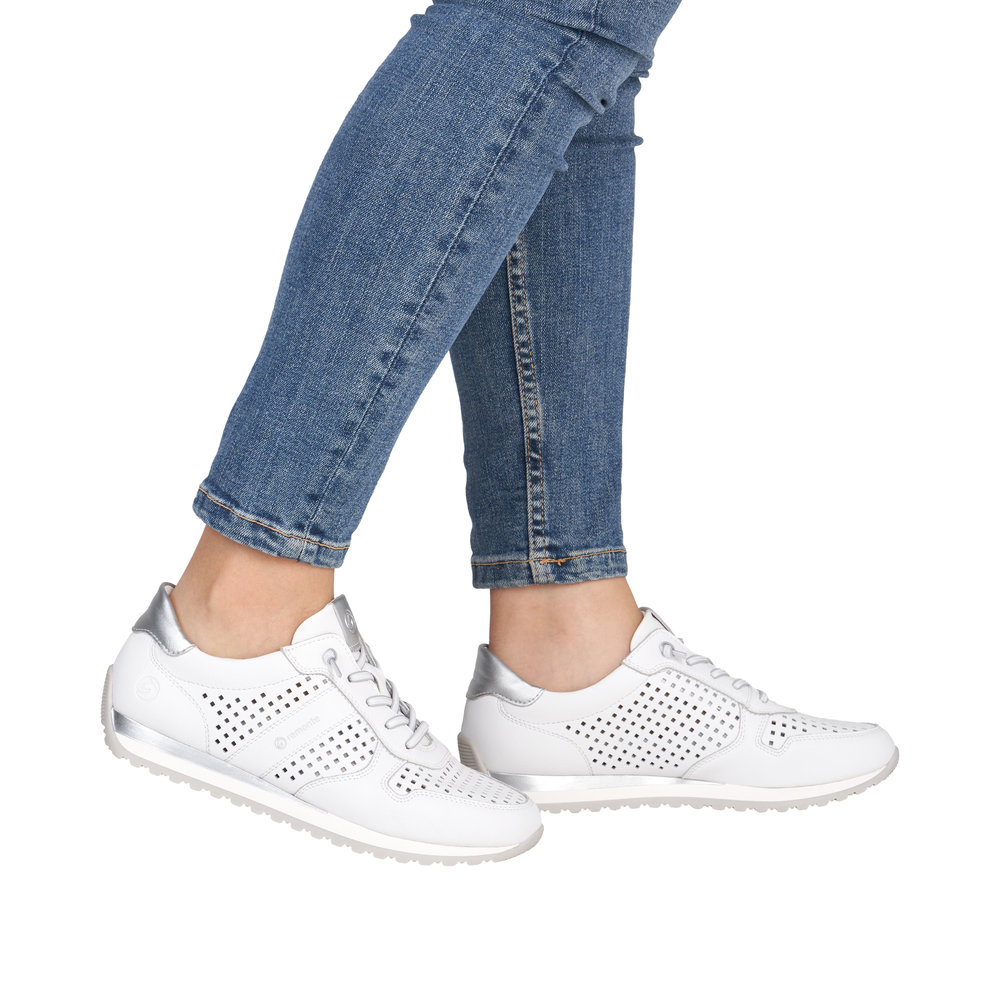 Derby blanc combiné - 10