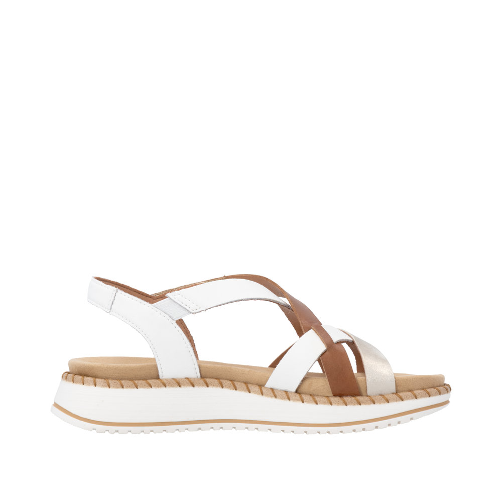 Sandale blanc combiné - 2
