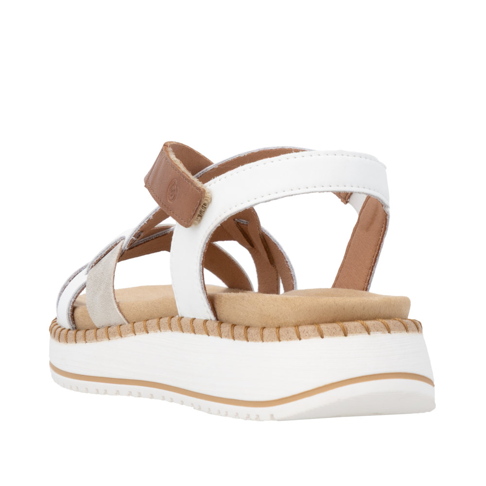 Sandale blanc combiné - 3