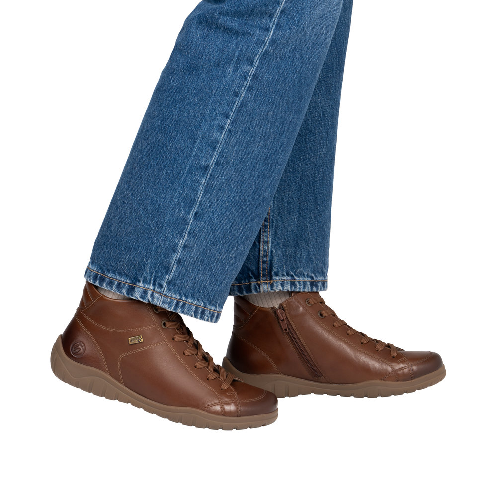 Basket marron femme - 9
