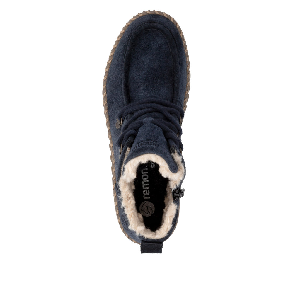 Basket bleu femme - 4