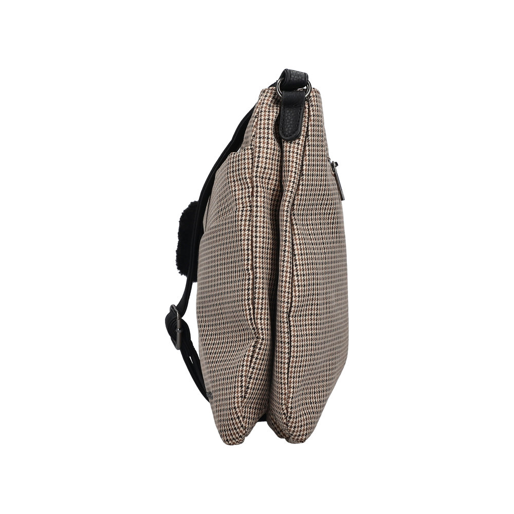 Handtasche mit Reißverschluss beige combiné - 3