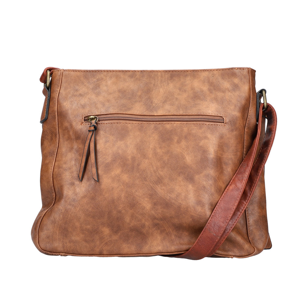 Handtasche mit Reißverschluss marron - 2