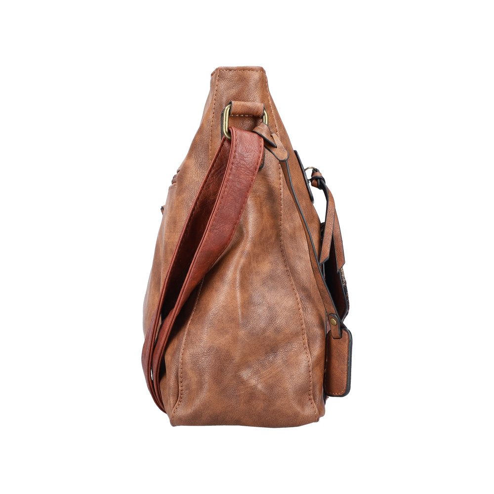 Handtasche mit Reißverschluss marron - 3