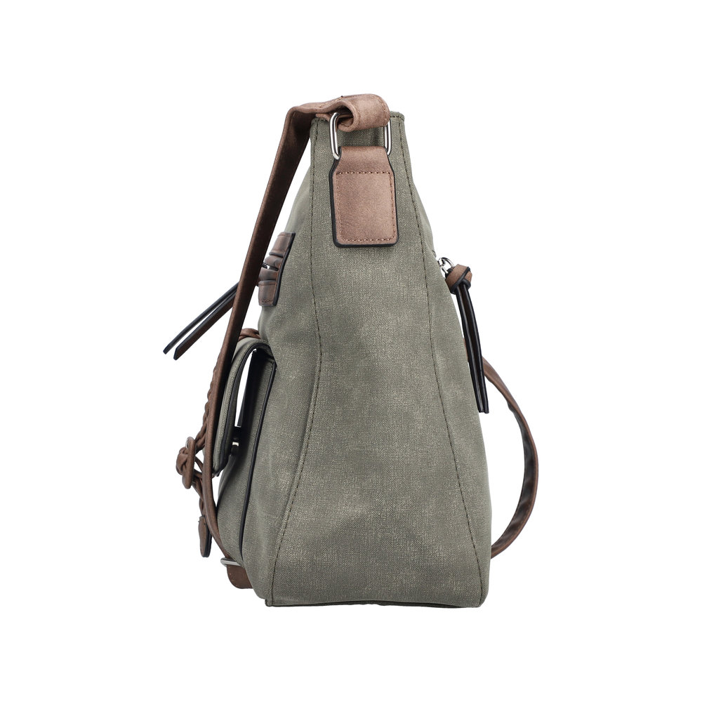 Handtasche mit Reißverschluss vert - 3