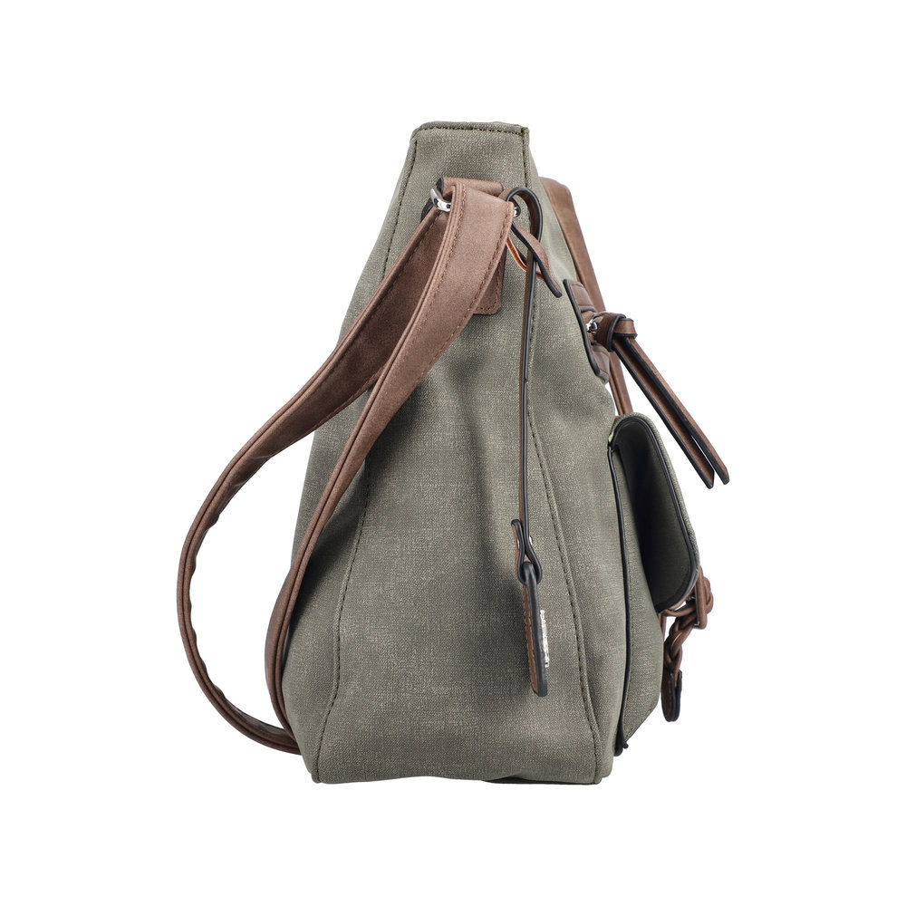 Handtasche mit Reißverschluss vert - 4