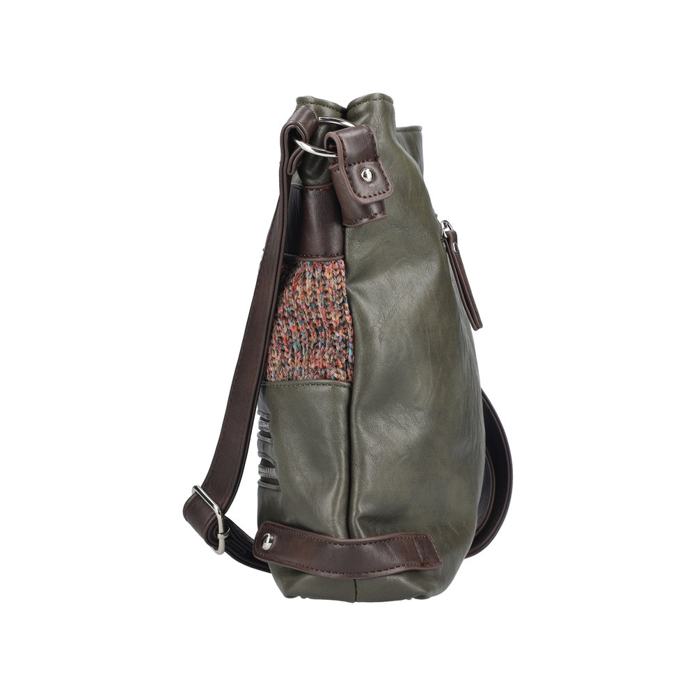 Handtasche mit Reißverschluss vert - 4