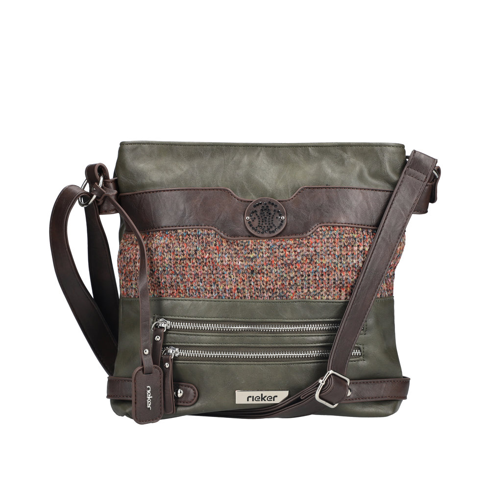 Handtasche mit Reißverschluss vert