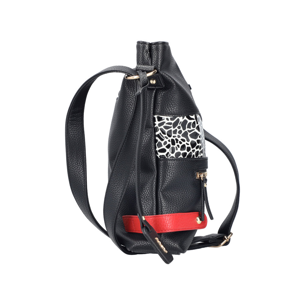 Handtasche mit Reißverschluss noir combiné - 4