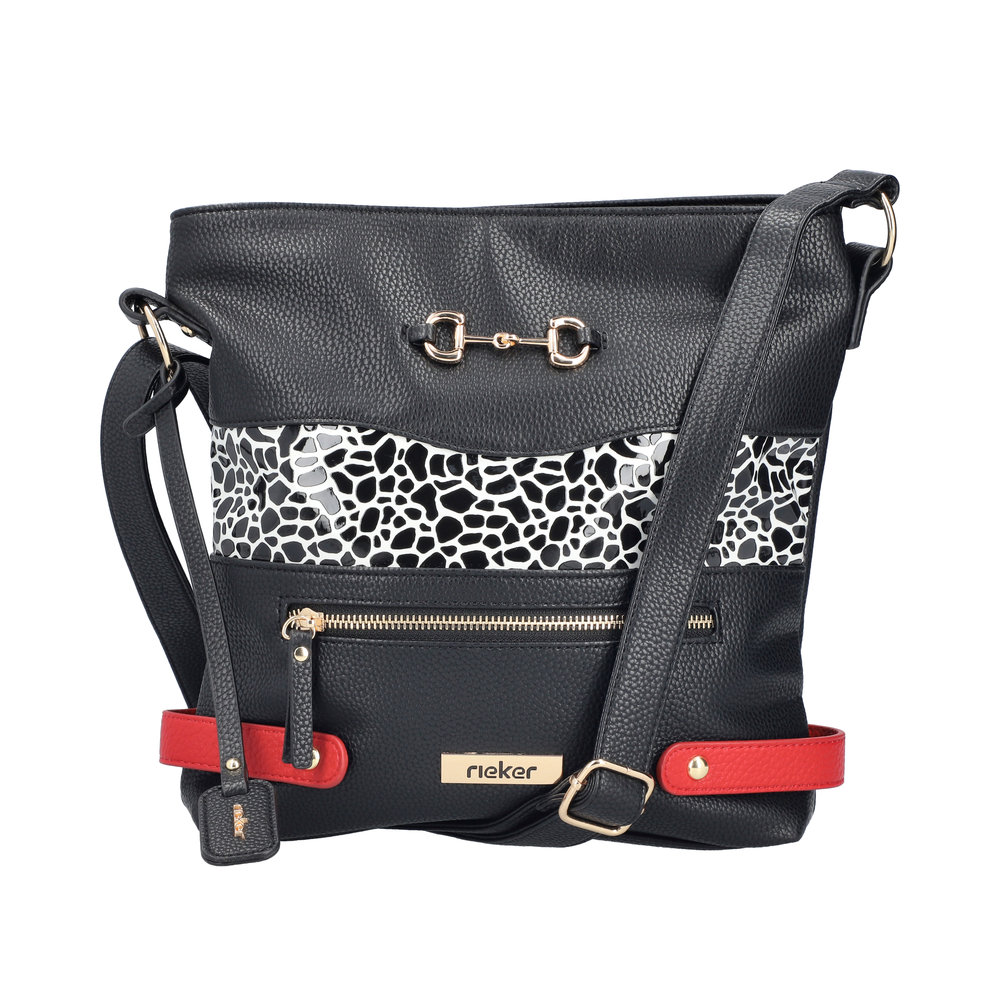Handtasche mit Reißverschluss noir combiné