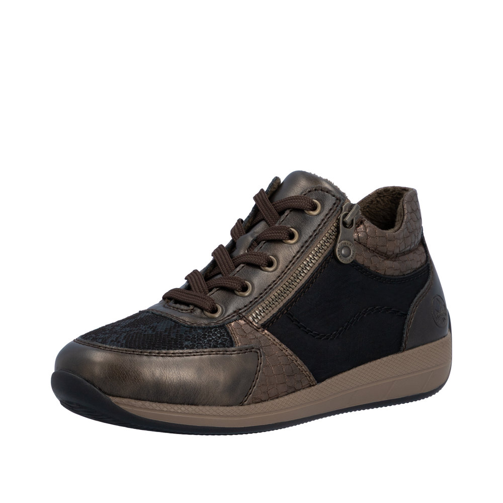 Basket marron combiné femme
