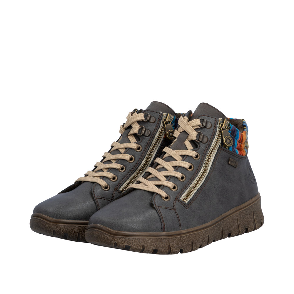 Basket gris femme - 8