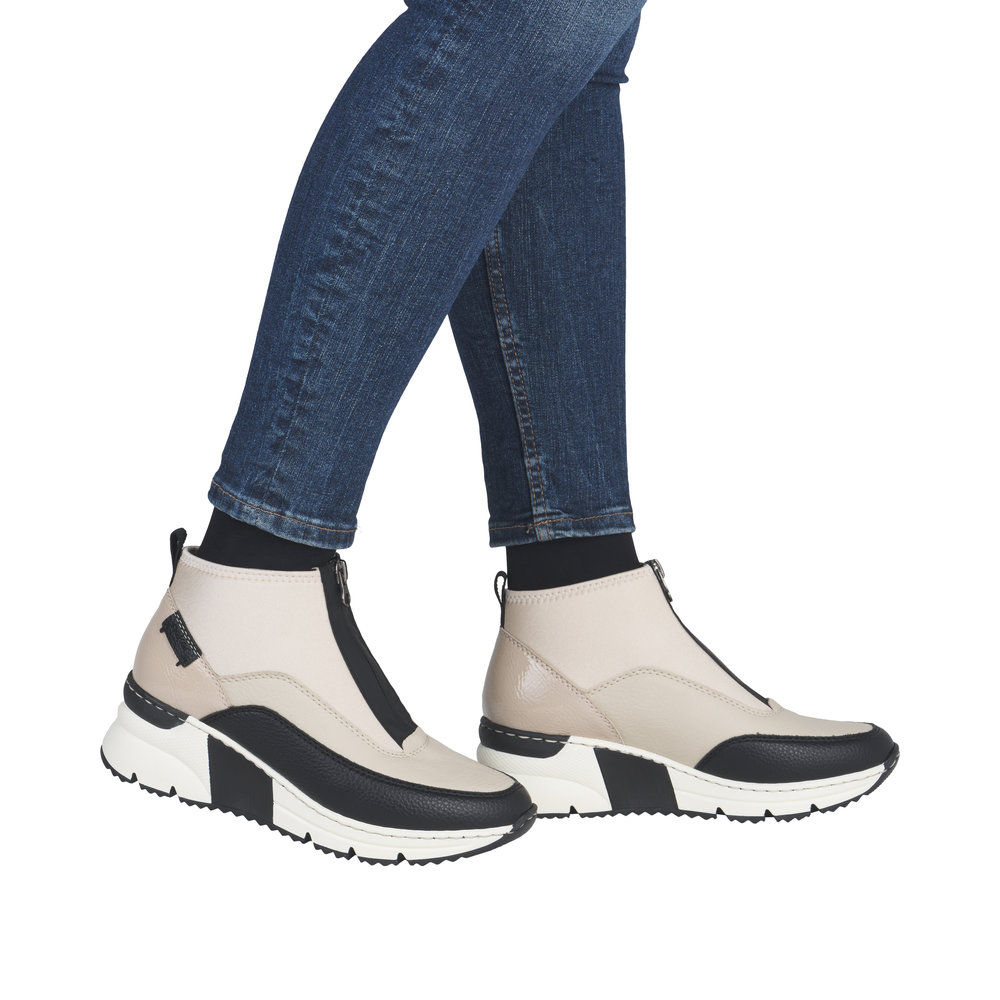 Cousu latéral beige combiné - 9