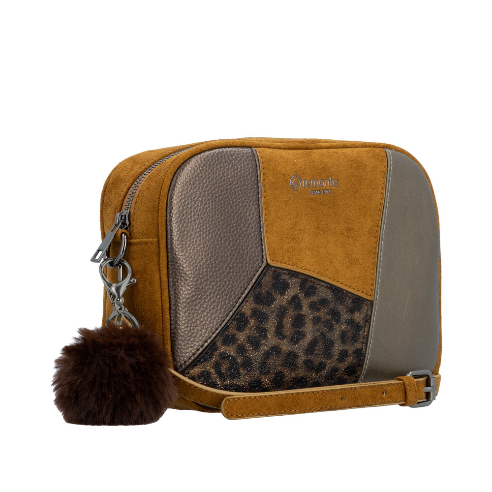 Sac marron combiné femme - 3