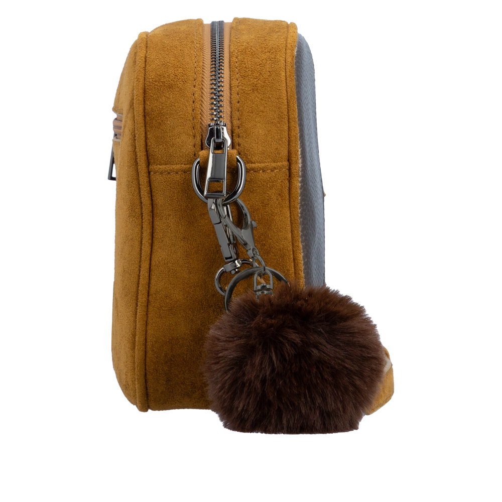 Sac marron combiné femme - 4
