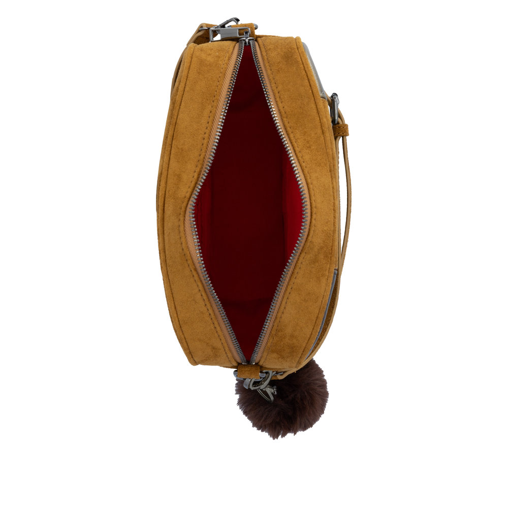 Sac marron combiné femme - 5