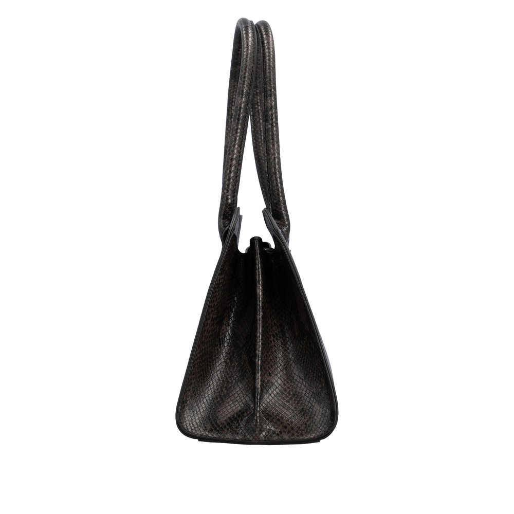 Sac gris combiné femme - 4