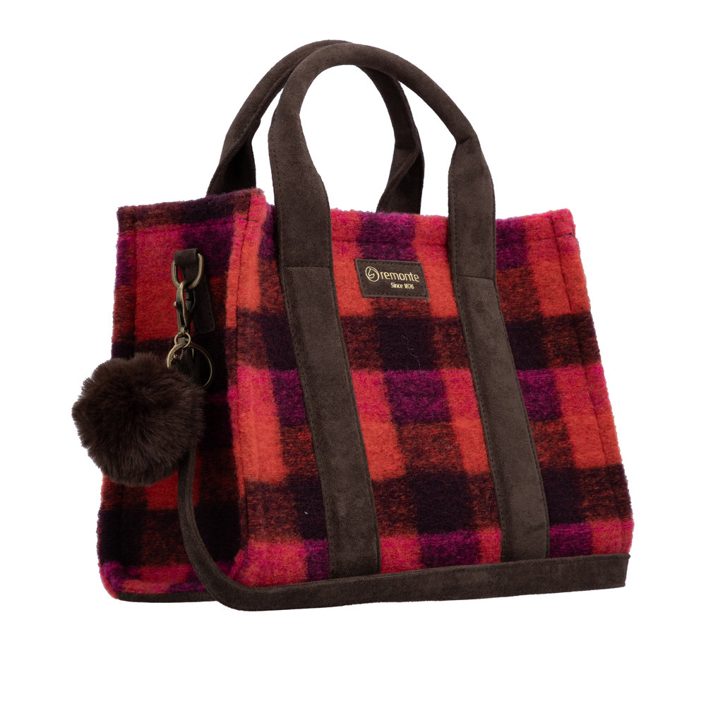Sac rouge combiné femme - 3