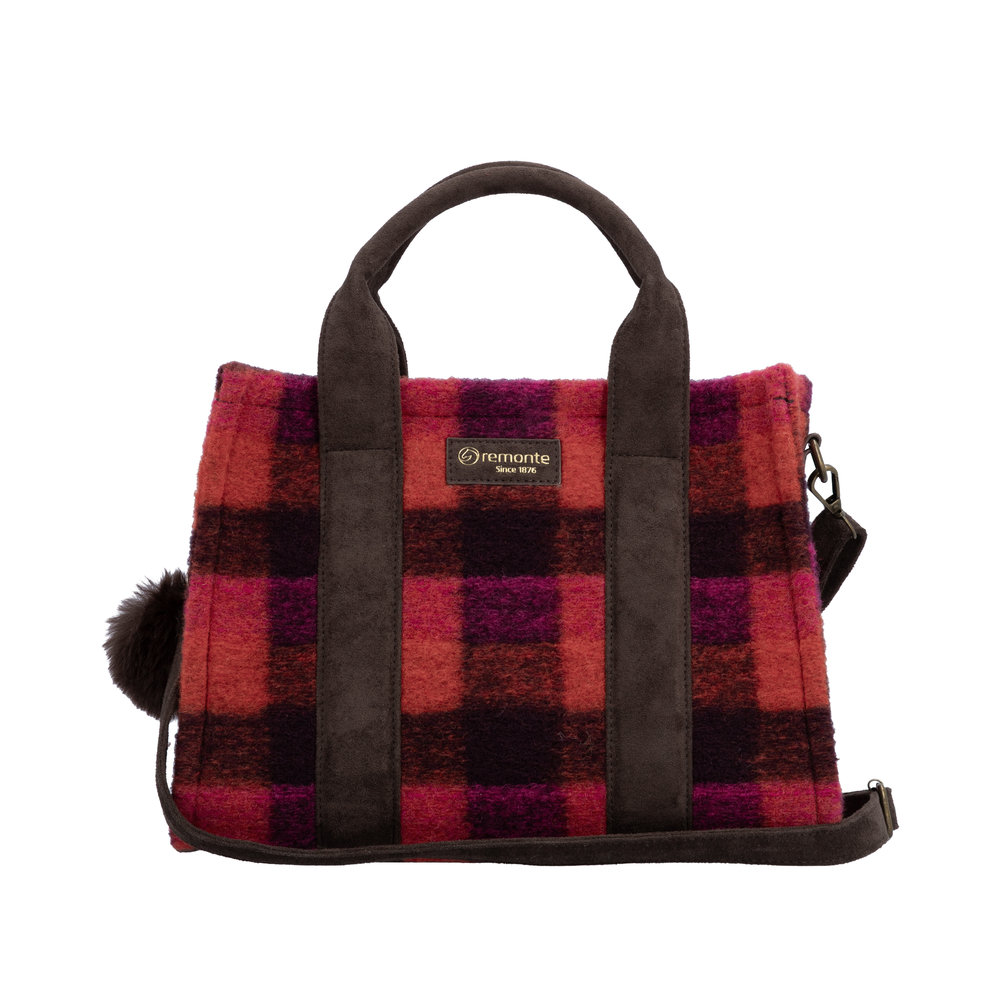 Sac rouge combiné femme