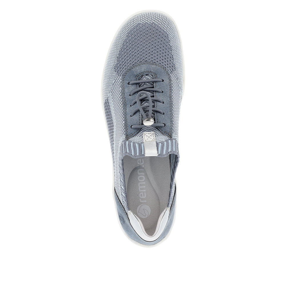 Mocassin bleu combiné - 4