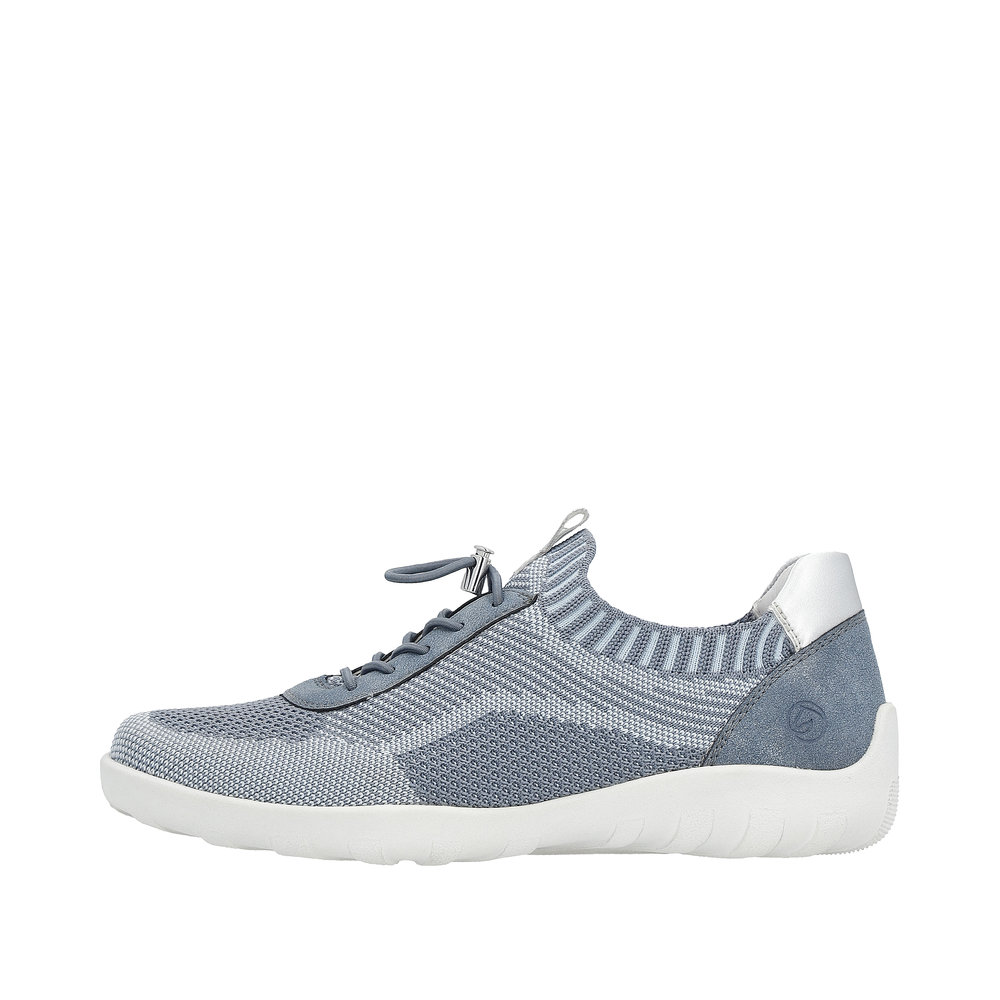 Mocassin bleu combiné - 5