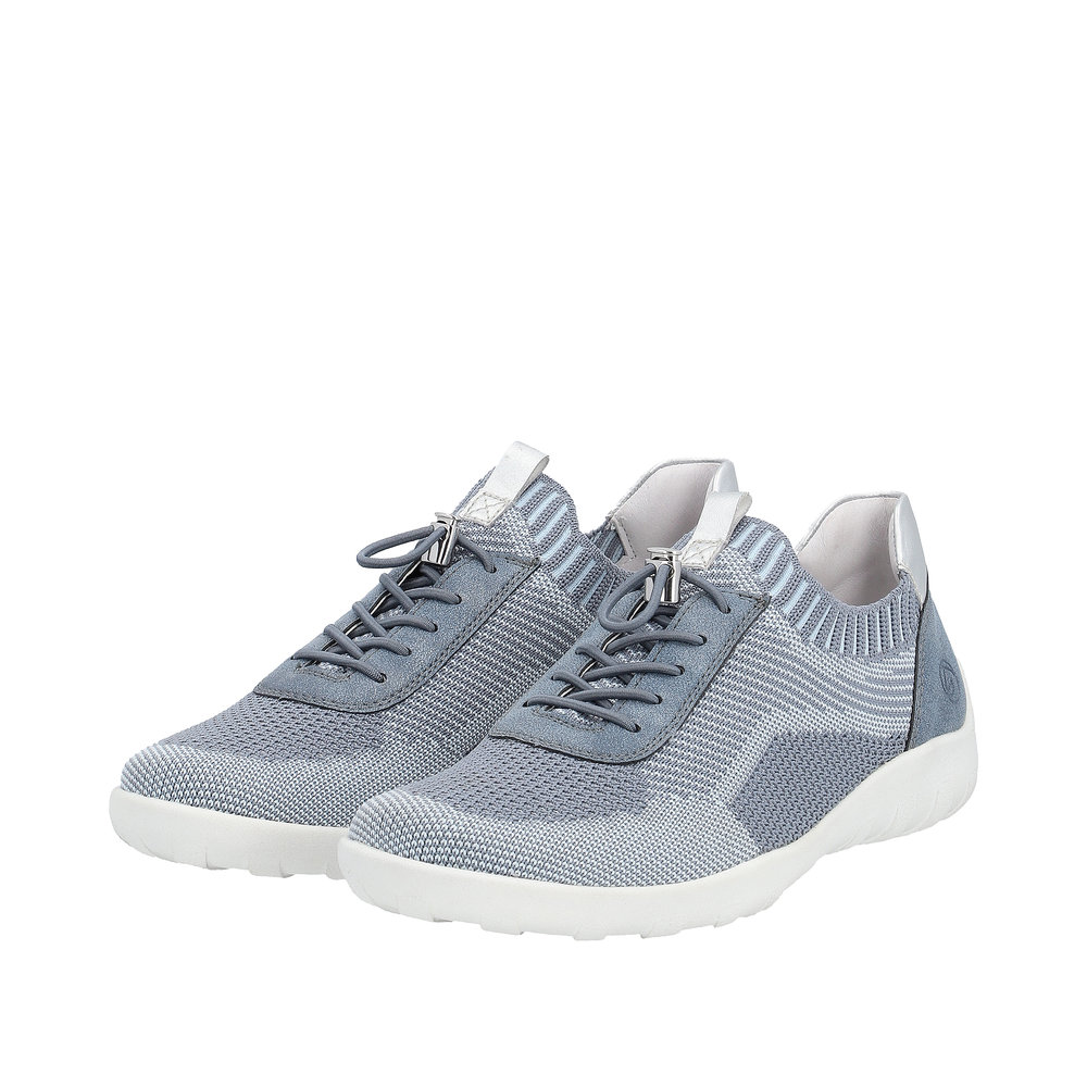 Mocassin bleu combiné - 8