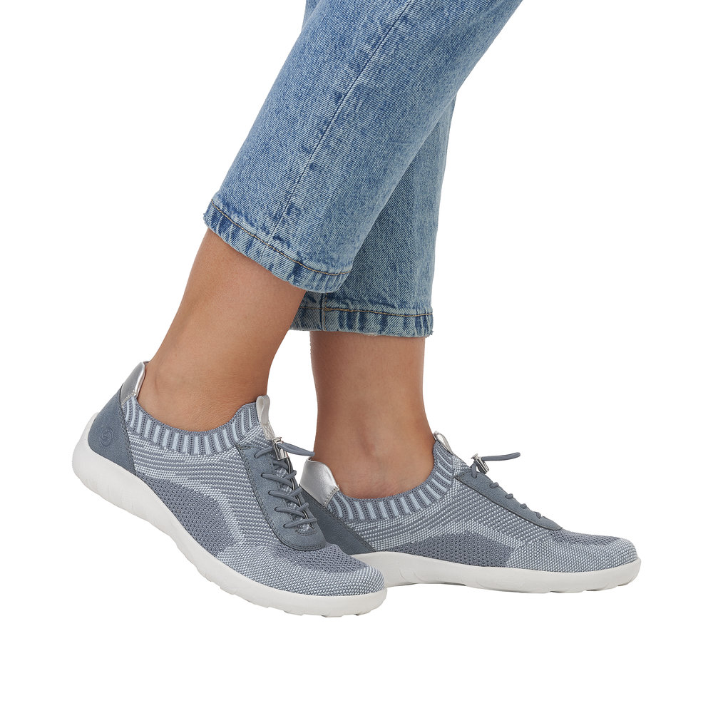 Mocassin bleu combiné - 9