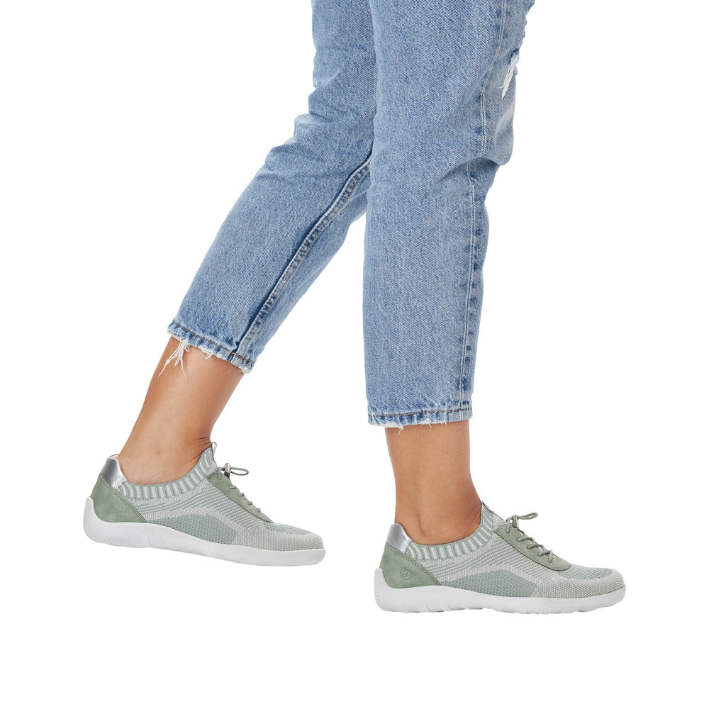 Mocassin vert combiné - 9