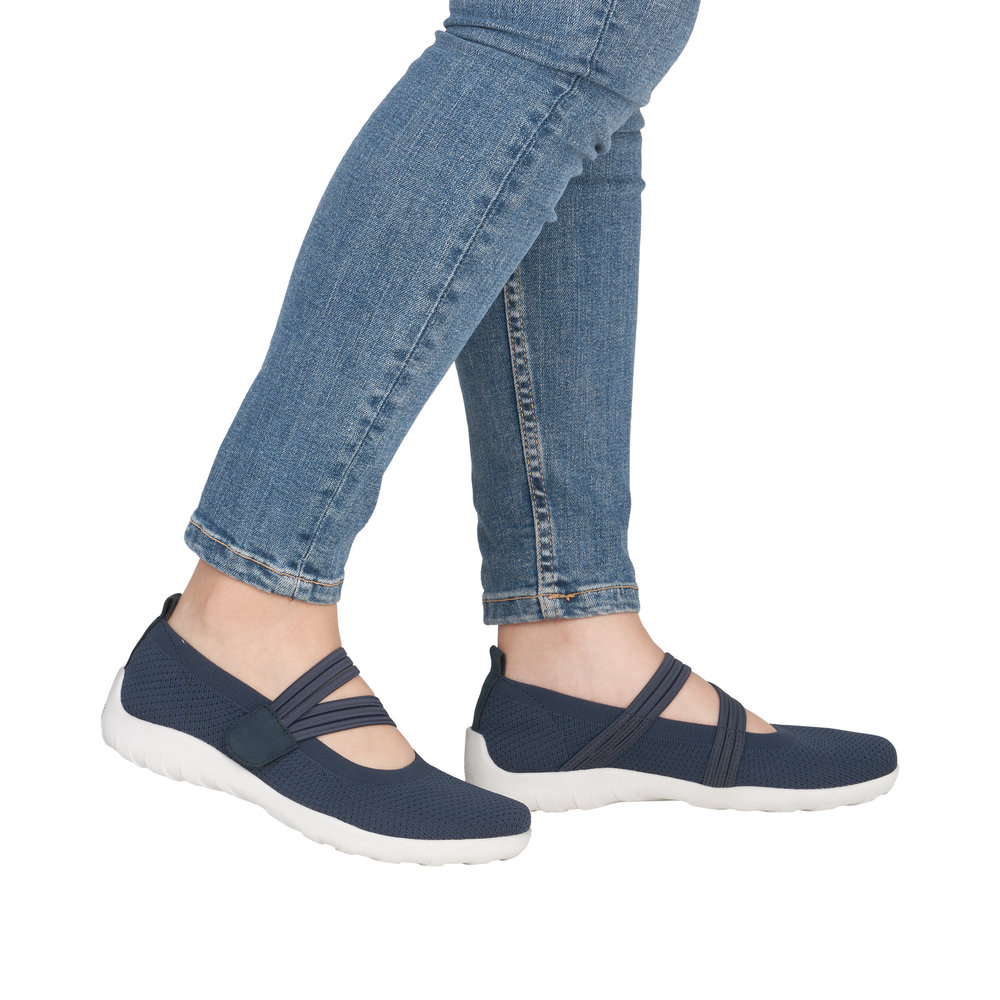 Ballerine avec bride bleu - 9