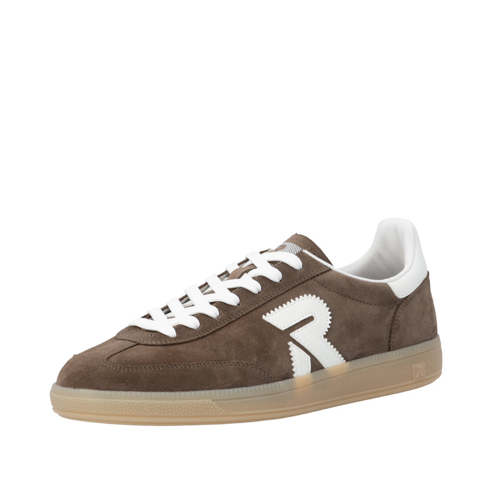 Basket marron homme