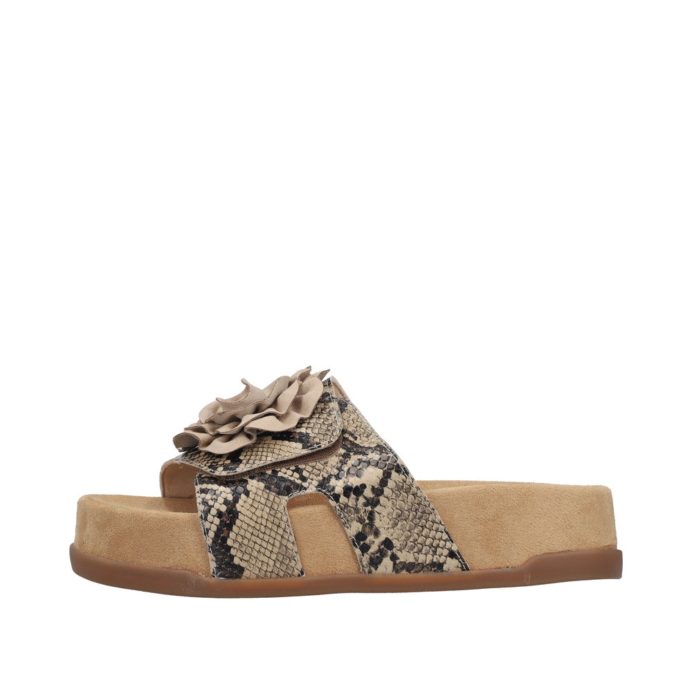 Mule beige combiné - 5