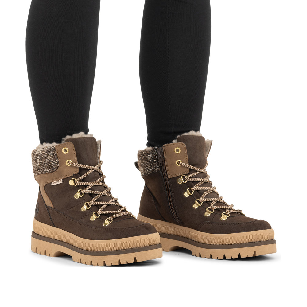 Basket marron femme - 9