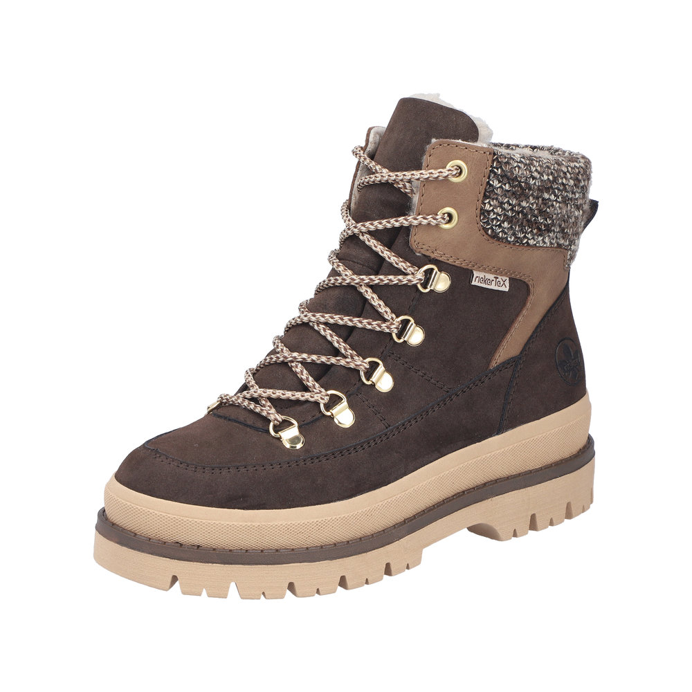 Basket marron femme