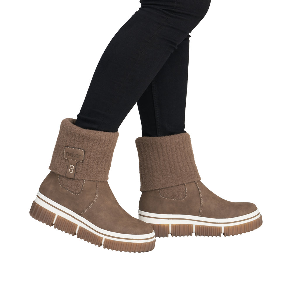 Basket marron femme - 11