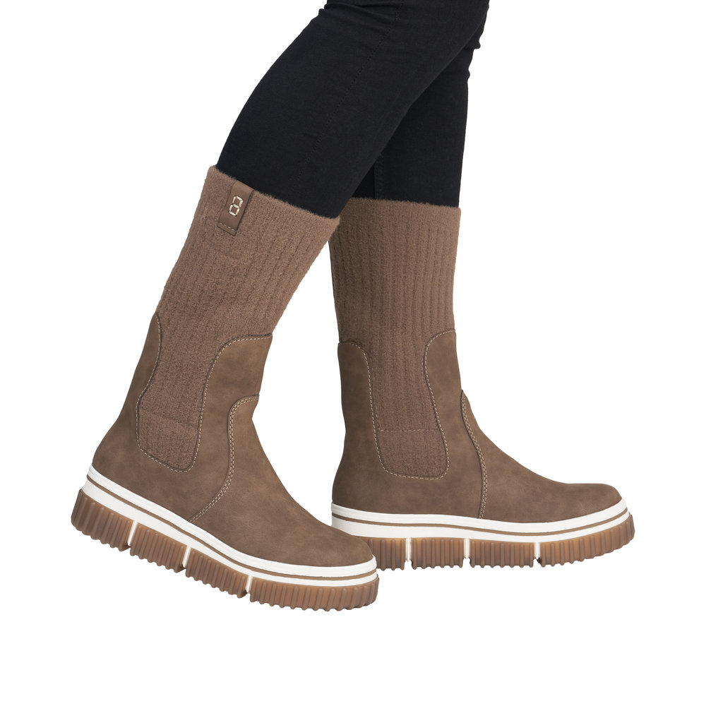 Basket marron femme - 12