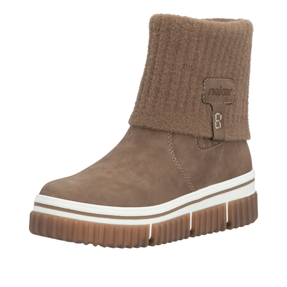 Basket marron femme